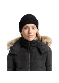 Tom Tailor , Beanie mit Rippstruktur , deep black