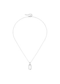 Firetti , Damen,Jugendliche , Kette mit Anhänger »Schmuck Geschenk Silber 925 Halsschmuck Ankerkette Anhänger ovalförmig« mit Zirkonia (synth.) ,...