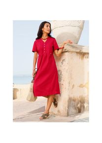 Casual Looks , Damen , Jeanskleid »Jeans-Kleid« , erdbeere , Normalgrößen , 40 -Normalgrößen , 40 , reine Baumwolle