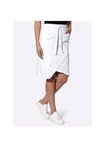 Heine , Damen , Schlupfrock , weiß , 50 , 50 , bequemer Baumwoll-Stretch