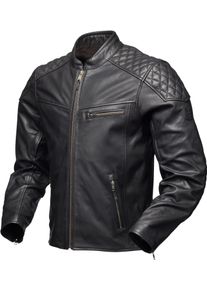 Modeka Phinix, L&aelig;derjakke , farve: sort , st&oslash;rrelse: 6XL