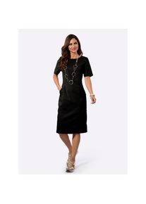 Inspirationen , Damen , Etuikleid &raquo;Bengalin-Kleid&laquo; Eingrifftaschen , schwarz , Normalgr&ouml;&szlig;en , 38 -Normalgr&ouml;&szlig;en , 38 , Bengalin-Qualit&auml;t