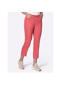 Heine, Damen, Caprihose, koralle, Normalgr&ouml;&szlig;en, 36 -Normalgr&ouml;&szlig;en, koralle, Ges&auml;&szlig;tasche mit Stickerei