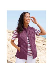 Casual Looks , Steppweste , violett , 46