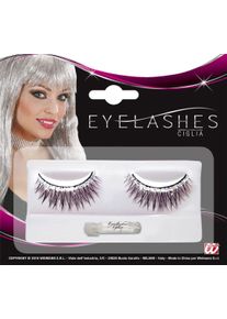 Cils brillants avec pierres précieuses