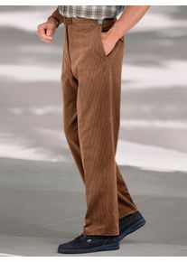 Heren chauffeursbroek in cognac ,maat 50, WITT, 80% Katoen, 18% Polyamide, 2% Elastan