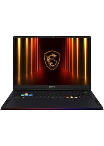 MSI Raider/A18 HX A9WJG-067CZ/R9-9955HX3D/18"/4K/64GB/2TB SSD/RTX 5090/W11H/Schwarz/2R (18", 2000 GB, 64 GB, Deutschland), Notebook, Schwarz