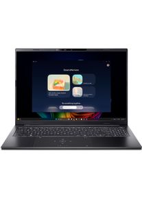 Acer Swift Go 16 AI OLED (16", 1000 GB, 16 GB, DE, Intel Core Ultra 7 256V), Notebook, Schwarz