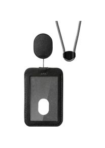 Orbitkey, Portemonnaie, ID Card Holder with Lanyard, black, Schwarz