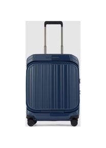 Piquadro, Koffer, pq leichte schnelle prüft laptop kabinenspinner 55 blau, Blau