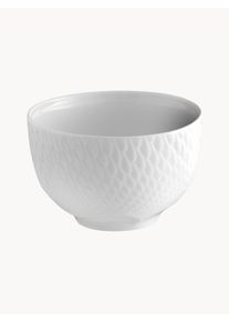 Meissen Cuencos con tapa artesanal Relief, set de 2 Blanco Porcelana Ø 11 x Al 7 cm