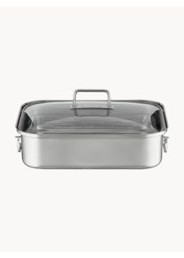 Rösle RÖSLE Cazuela horno de acero inoxidable con báscula Expertiso Plateado Acero inoxidable An 38 cm x Al 18 cm, 6.5 L