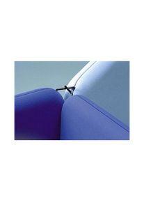 Verbindingselement voor akoestisch scheidingswandsysteem Softline, h x b = 50 x 4 mm, 3-wegs, zwart