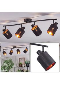 hofstein Fallhagen Plafones, Spot techo Negro, 4 luces