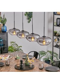 hofstein Mertola Lámparas suspendidas, Lámparas colgantes Transparente, Ahumado, 4 luces