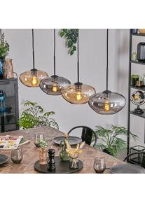 hofstein Mertola Lámparas suspendidas, Lámparas colgantes Colores ámbar, Ahumado, 4 luces