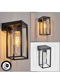 hofstein Lagarelhos Aplique de exterior, Apliques Negro, 1 luz