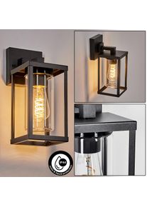 hofstein Avete Aplique de exterior, Apliques Negro, 1 luz