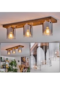 hofstein Donar Plafones Color madera, 3 luces