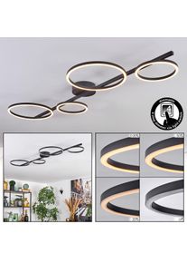 hofstein Firon Plafones LED Negro, 1 luz