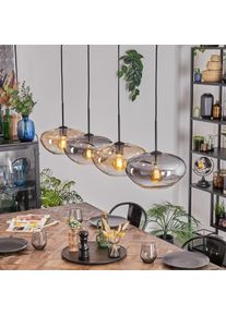 hofstein Mertola Lámparas suspendidas, Lámparas colgantes Colores ámbar, Transparente, Ahumado, 4 luces