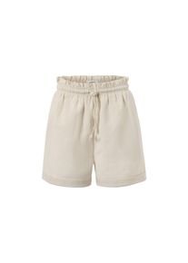 Tchibo - Szorty z domieszką lnu - dla pań - rozmiar 40 - kolor: beżowy