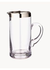 EDZARD Mouth-Blown Crystal Pitcher Robert, 1L Transparent Crystal, Glass 1L
