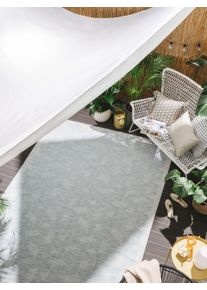 benuta Nest Tepper til innendørs og utendørs bruk Bronco Blå 120x170 cm Geometrisk