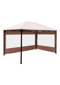 Quick Star Pavillonseitenteil »Nizza« mit 2 Fenster in braun