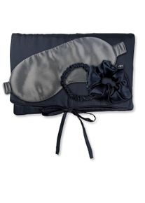 AILORIA Seidentuch »Tasche, Schlafmaske, Scrunchie S & Scrunchie M TRAVEL SET« in schwarz