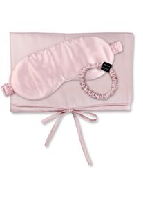 AILORIA Seidentuch »Tasche, Schlafmaske & Scrunchie S TRAVEL SET BEAUTY S« in rosa