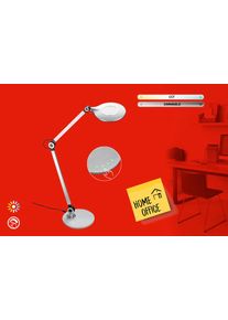 Briloner Leuchten LED Schreibtischlampe »OFFICE« in silberfarben