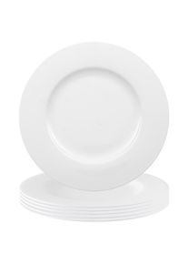 Villeroy & Boch Villeroy & Boch Speiseteller &raquo;Speiseteller Anmut &oslash; 27,7 cm 6er Set wei&szlig;&laquo; in wei&szlig;