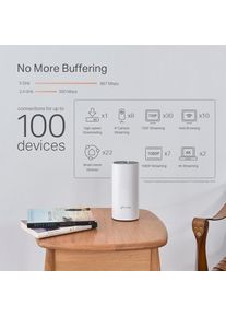 TP-LINK WLAN-Router »Deco P9 AC1200 Mesh System mit Powerline« (2er Pack) in weiß