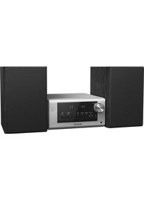 Panasonic Radio »SC-PM704« (Bluetooth Digitalradio (DAB+) UKW mit RDS 80 W) HiFi Micro System mit 40W, CD, Bluetooth, DAB+ in silberfarben