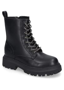 Dockers by Gerli Schnürstiefel Biker Boots, Stiefel mit Reißverschluss, Größe 33