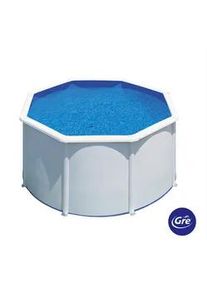 GRE Pool-Set , Weiß , Metall , 120 cm , Freizeit & Co, Pools & Wasserspaß, Pools, Stahlwandpools