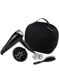 Remington Haartrockner , Schwarz , Kunststoff , 9.3x29.5x21.7 cm , Ionisierungsfunktion, Kaltstufe, Aufhängeöse , Freizeit & Co, Wellness & Gesundheit, Körperpflege, Haarstyling