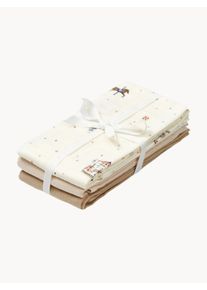 Cam Cam Copenhagen Pieluszka muślinowa z bawełny organicznej Carousel, 3 szt. Beżowy Bawełna, Bawełna organiczna S 70 x W 70 cm