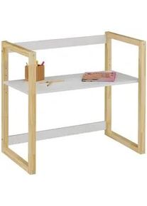 Idimex Kinderschreibtisch Suza , Naturfarben, Weiß , Holz, Holz , Kiefer , Mode , 80x76x48 cm , FSC Mix , Babymöbel & Kindermöbel, Kinderzimmer & Jugendzimmer, Kinderschreibtische