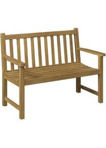 Ambia Garden Gartenbank , Akaziefarben , Holz , Akazie , vollmassiv , 120x90x61 cm , FSC 100% , Holzmöbel, Sitzgelegenheiten Holz, Holzbänke, Gartenbänke Holz