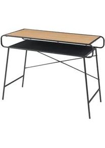 [en.casa] Schreibtisch Krødsherad , Eichefarben , Holzwerkstoff , 106x76x46 cm , Büromöbel, Schreibtische, Schreibtische