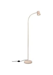 Led-Stehleuchte , Beige , Metall, Kunststoff , 127.5 cm , Lampen & Leuchten, Leuchtenserien