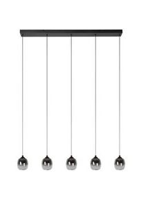 Lucide Led-Pendelleuchte , Schwarz , Metall , Metalloptik , rechteckig , F , 12x150x127 cm , RoHS, Reach, Europäischer Sicherheitsstandard , höhenverstellbar, beliebig kürzbar , Lampen & Leuchten, Leuchtenserien