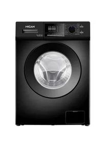 Mican Waschmaschine , Schwarz , Metall , 52x59.5x85 cm , Aquastop, LED-Anzeigen, Überlaufschutz, Unwuchtkontrolle, verstellbare Standfüße, Schaumerkennung , Elektrogeräte, Standgeräte, Waschmaschinen