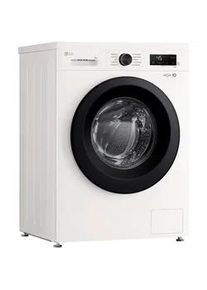 LG Waschmaschine , Weiß , Metall, Kunststoff, Glas , 60x85x55 cm , Restzeitanzeige, Kindersicherung, Signal am Programmende, Aquastop, Auslaufschutz, LED-Anzeigen, Mengenautomatik, verstellbare Standfüße , Elektrogeräte, Standgeräte, Waschmaschinen