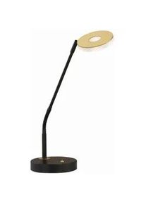 Fischer und Honsel Fischer & Honsel Led-Schreibtischleuchte , Schwarz, Dunkelgelb , Metall , F , 60 cm , verstellbare Arme, verstellbare Spotlights , Lampen & Leuchten, Leuchtenserien