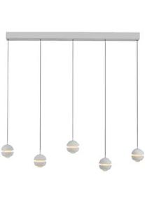 Schöner Wohnen Schöner Wohnen Led-Pendelleuchte , Weiß , Metall, Kunststoff , 10x220x110 cm , Schutzklasse II (Schutzisoliert) , höhenverstellbar , Lampen & Leuchten, Leuchtenserien