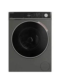 Sharp Waschmaschine , Grau , Metall, Kunststoff, Glas , 55.7x84.5x59.7 cm , Startzeitvorwahl, Restzeitanzeige, Handwäsche, Kindersicherung, Aquastop, Einknopfbedienung, Auslaufschutz, Überlaufschutz, Überhitzungsschutz, Unwuchtkontrolle, verstellbare Standfüße, Schaumerkennung , Elektrogeräte, Standgeräte, Waschmaschinen