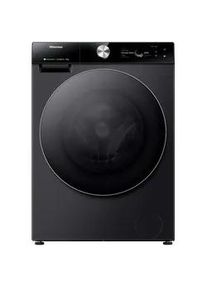 HISENSE Waschmaschine , Schwarz , Metall, Kunststoff, Glas , 59.5x84.5x64 cm , Kindersicherung, Aquastop , Elektrogeräte, Standgeräte, Waschmaschinen